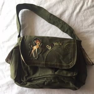 Disney Bambi handbag green excellent used